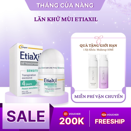Lăn Khử Mùi Etiaxil Mẫu Mới (Màu Nâu & Màu Xanh) 15ML