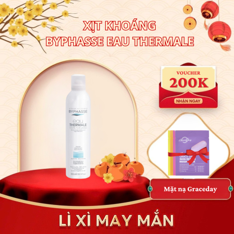 Xịt Khoáng Byphasse Eau Thermale 100% Naturelle 300ml