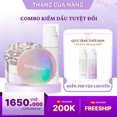 Combo Makeup Kiềm Dầu Tuyệt Đối