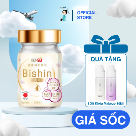 Viên Uống Đẹp Da Bishin Tripeptide Collagen Hộp 60 Viên