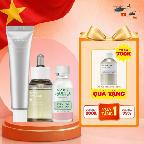 Combo Dưỡng Da Giảm Mụn Chuyên Sâu The iLLon