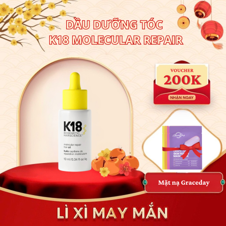 Dầu Dưỡng Tóc Phục Hồi Hư Tổn K18 Molecular Repair Hair Oil 4m