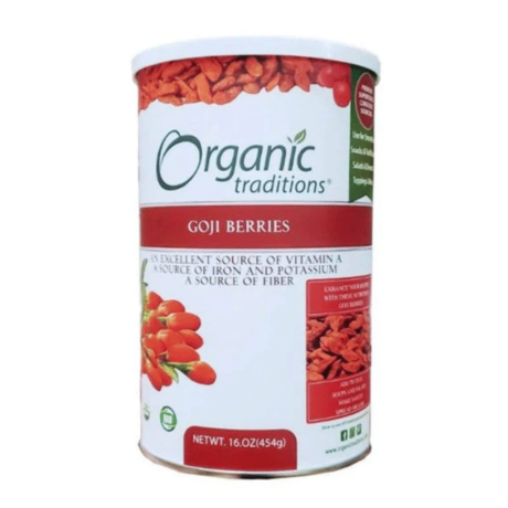 Hạt Kỷ Tử Sấy Khô Organic Traditions Mỹ 454G