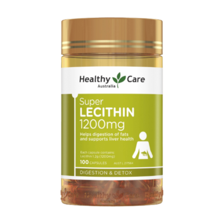 Viên Uống Mầm Đậu Nành Healthycare Lecithin 1200Mg 100 Viên