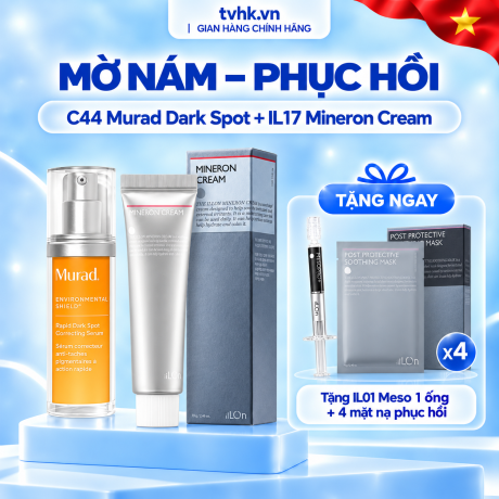Combo Murad Rapid Dark Spot + THE iLLON Mineron Cream – Hỗ Trợ Làm Mờ Đốm Nâu, Phục Hồi Và Dưỡng Da Sáng Khỏe
