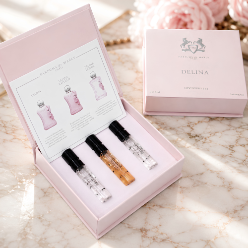Set nước hoa Parfums de Marly Delina Discovery Set (3 x 1.5ml) – Trải nghiệm trọn bộ 3 mùi hương Delina biểu tượng