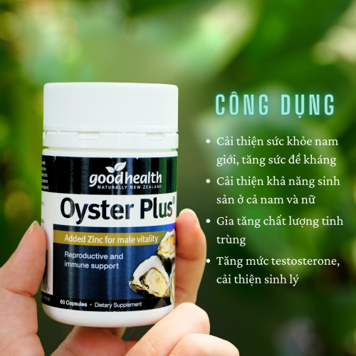 Hàu Goodhealth Oyster Plus60 Viên Hàu Lùn 60 Viên