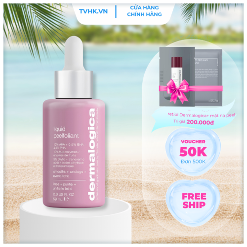 Liquid Peelfoliant Exfoliant Quotidien Dermalogica 59ml (tặng sample Retinol Dermalogica + mặt nạ peel)