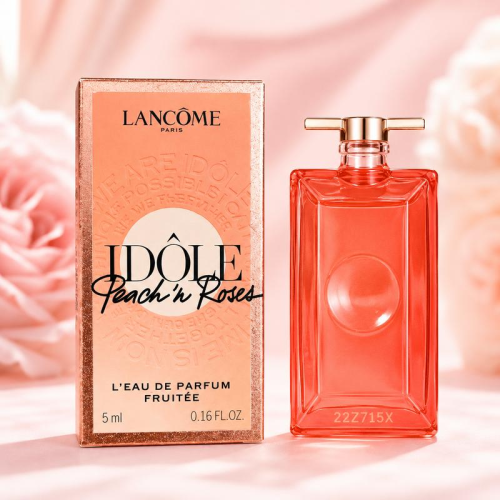 Nước hoa nữ Lancôme Idôle Peach’n Roses EDP Fruitee 5ml – Hương hoa cỏ trái cây ngọt ngào, nữ tính và thanh lịch