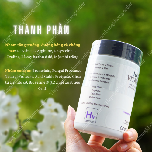 Viên Uống Hair Probiotic CodeAge Hộp 120 Viên