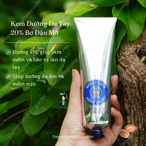 Kem Dưỡng Tay L'Occitane Shea Butter Hand Cream 150ML