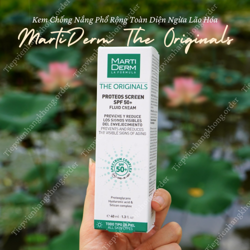 Kem Chống Nắng MartiDerm Màu Xanh 40ML