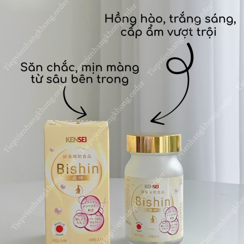 Viên Uống Đẹp Da Bishin Tripeptide Collagen Hộp 60 Viên