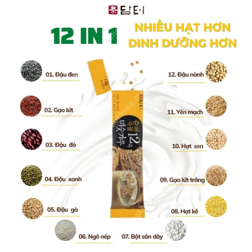 Bột Ngũ Cốc Bổ Sung Dinh Dưỡng Damtuh Hàn Quốc