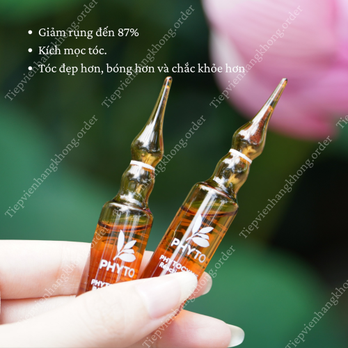 Serum Ngăn Rụng & Kích Thích Mọc Tóc Phyto Phytocyane Tím 12 Ống x 7.5ml