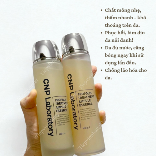 Set 2 Chai Nước Thần Keo Ong Phục Hồi Da CNP Laboratory 150ml x 100ml