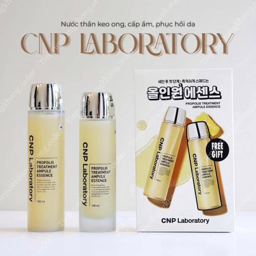 Set 2 Chai Nước Thần Keo Ong Phục Hồi Da CNP Laboratory 150ml x 100ml