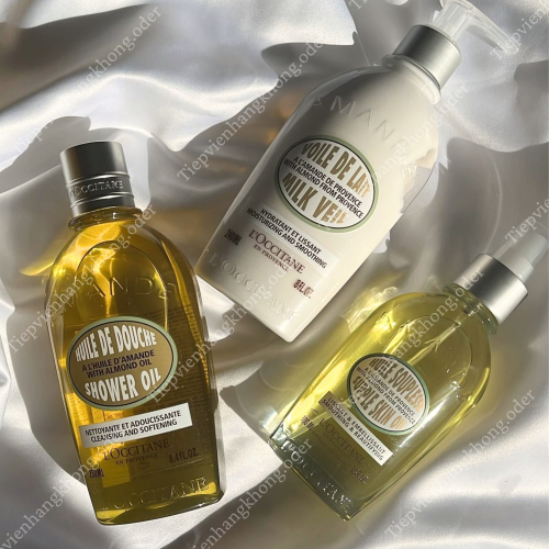 Sữa Dưỡng Thể L'Occitane Moisturizing And Smoothing Almond Milk Veil