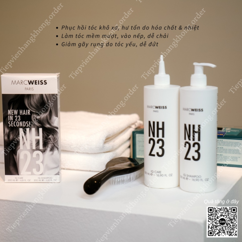 Cặp Dầu Gội Xả Phục Hồi NH23 Marc Weiss Paris