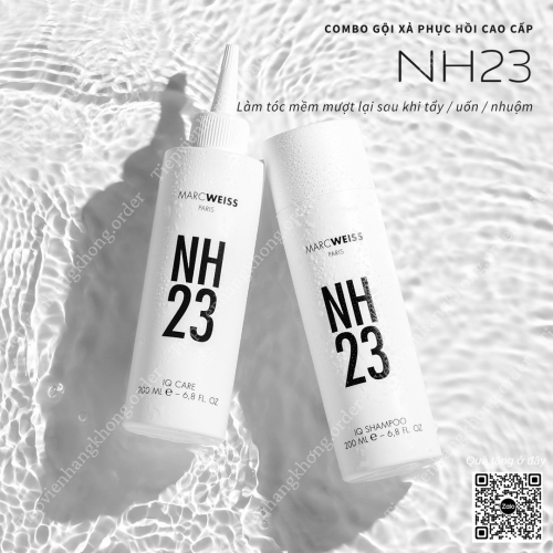Cặp Dầu Gội Xả Phục Hồi NH23 Marc Weiss Paris