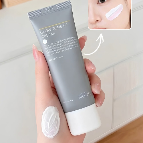Combo THE iLLON Glow Tone Up Cream+ + Post Protective Soothing Mask – Chống Nắng, Nâng Tông Và Làm Dịu Da