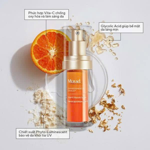 Tinh Chất Murad Vita-C Glycolic Brightening Serum 30ml – Dưỡng Sáng Da, Mờ Thâm Nám Và Chống Oxy Hóa Hiệu Quả