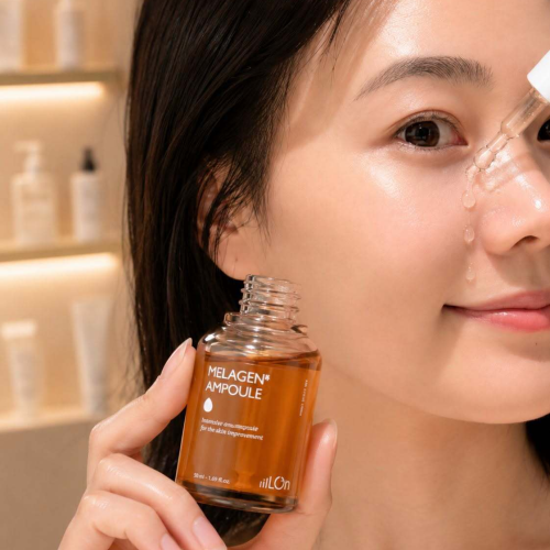 IL09 The iLLON melagen ampoule - Tinh chất cải thiện sắc tố da - 50ml (Tặng kem dưỡng full & mặt nạ phục hồi)