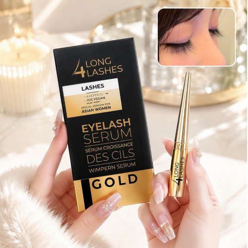 Serum Dưỡng Mi Long4Lashes Gold 4ml (Phiên bản Prenium) – Kích Thích Mọc Mi Dài, Dày Và Chắc Khỏe