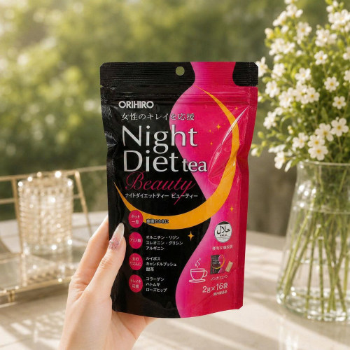 Trà giảm cân Beauty Collagen Orihiro 16 túi – Hỗ trợ kiểm soát cân nặng, thanh lọc cơ thể và làm đẹp da