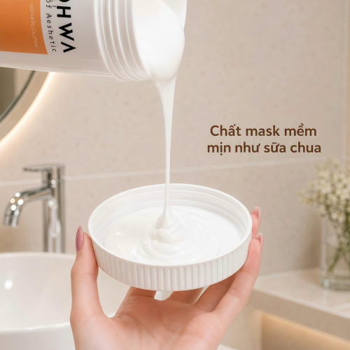 Mặt nạ kem ủ kích trắng AHOHWA Tone-Up Brightening Cream Mask