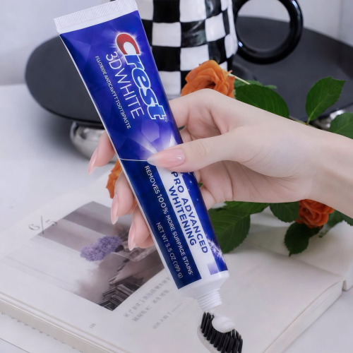 [SET 5 TUÝP] Kem đánh răng Crest 3D White Advanced Whitening – Set 5 tuýp 147g