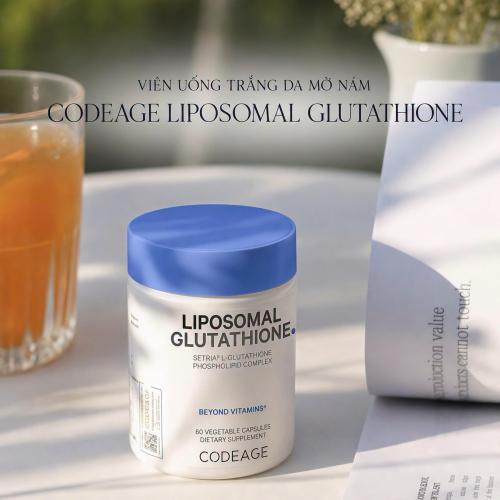 Codeage Liposomal Glutathione – Hỗ Trợ Làm Sáng Da, Chống Oxy Hóa Và Thải Độc Từ Bên Trong