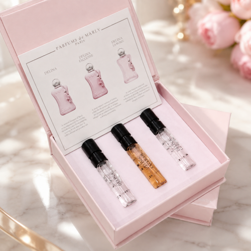 Set nước hoa Parfums de Marly Delina Discovery Set (3 x 1.5ml) – Trải nghiệm trọn bộ 3 mùi hương Delina biểu tượng