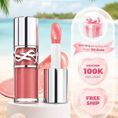 Son kem dưỡng YSL Loveshine Plumping Lip Oil Gloss 04 Honey Pure Love