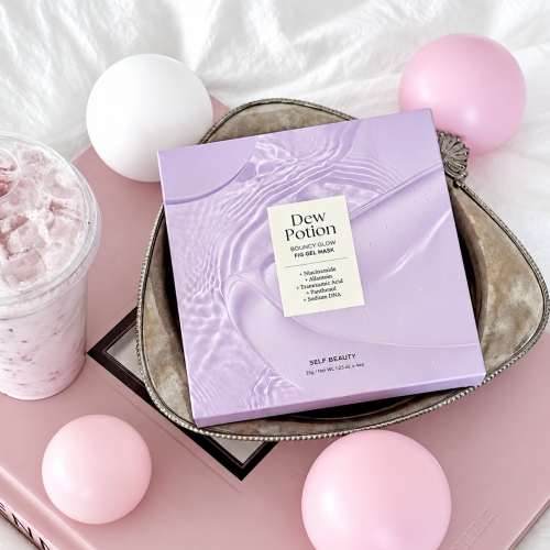 Hộp Mặt Nạ Ủ Trắng Self Beauty Glow Fig Gel (4 miếng) 