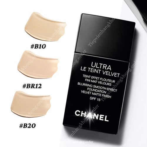 Kem Nền Chanel Ultra Le Teint Velvet Blurring Smooth-Effect Foundation Tone B10