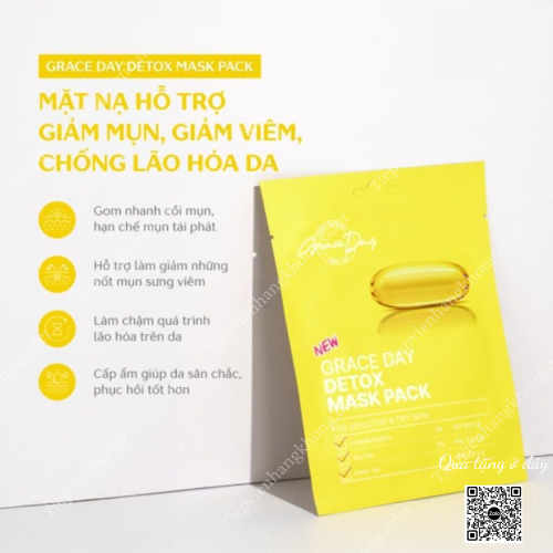 Mặt Nạ Dưỡng Ẩm New Graceday Pore Mask Pack Hộp 10 Miếng