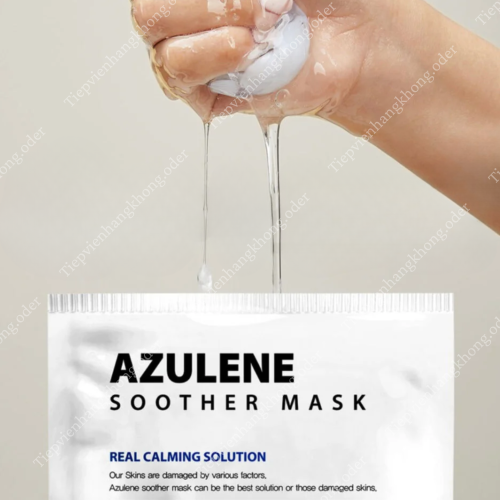 Mặt Nạ Làm Dịu Và Phục Hồi Dr.Sante Azulene Soother Mask Hộp 10 Miếng