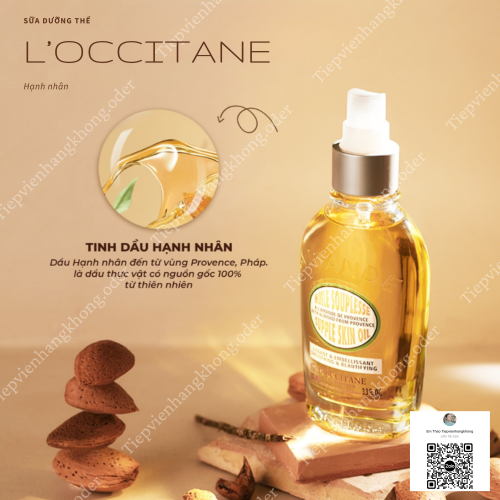 Body Oil Hạnh Nhân L'Occitane Almond Supple Skin Oil