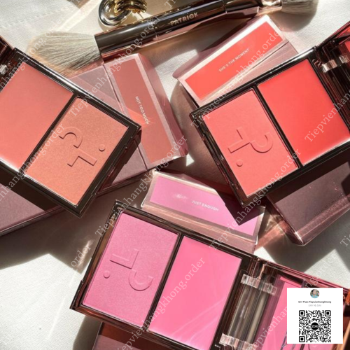 Phấn Má Hồng Patrick Ta 2in1 Double-Take Cream And Power Blush Duo