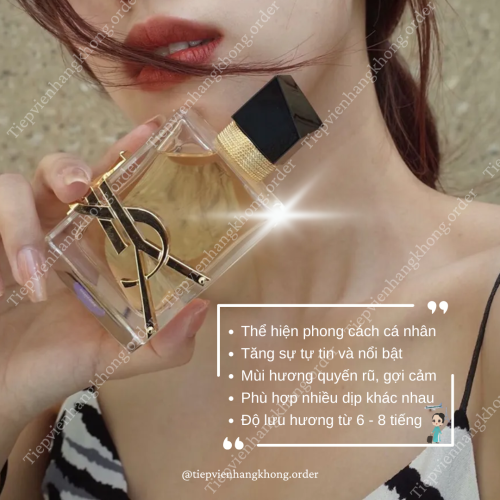 Nước Hoa YSL Libre Flower & Flame EDP Florale 7.5ML -Chữ Nâu