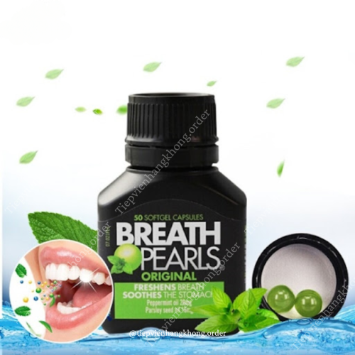 Viên Uống Thơm Miệng Breath Pearls 50 Viên