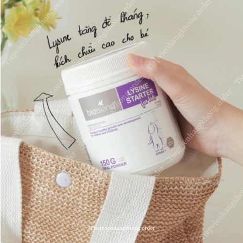 Lysine Starter For Kidsbioisland Bột 150G 