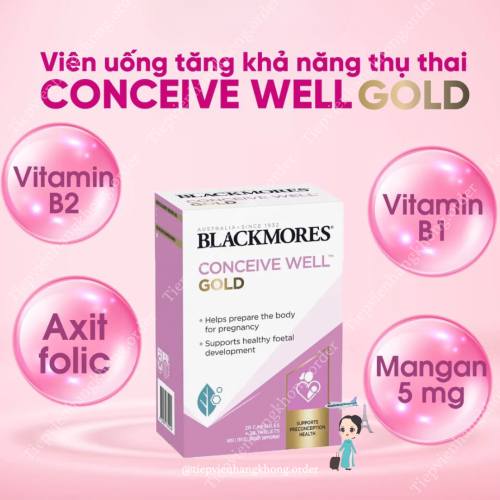 Bổ Trứng Blackmoresconceive Well Gold