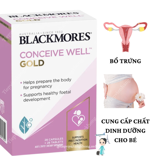 Bổ Trứng Blackmoresconceive Well Gold