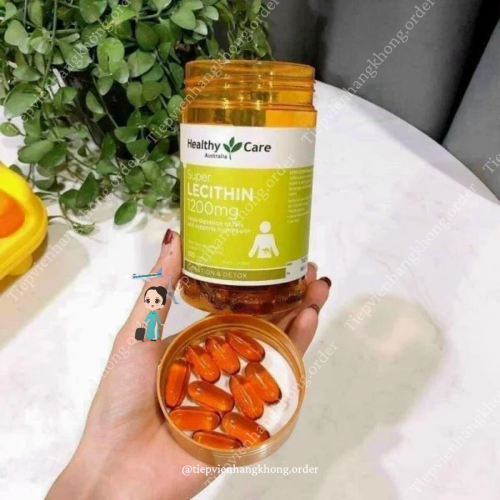 Viên Uống Mầm Đậu Nành Healthycare Lecithin 1200Mg 100 Viên