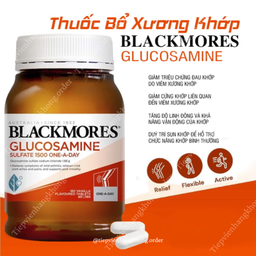 Bổ Khớp Backmores Glucosamine 180 Viên