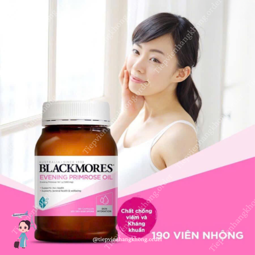 Tinh Dầu Hoa Anh Thảo Blackmoresevening Primrose Oil 190 Viên