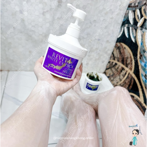 Ủ Trắng Sữa Chua Revita White Expack Tím 500G 