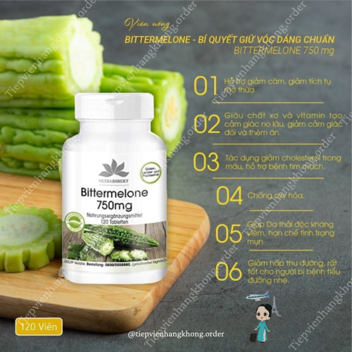 Hộp Viên Uống Mướp Đắng 120 Viên